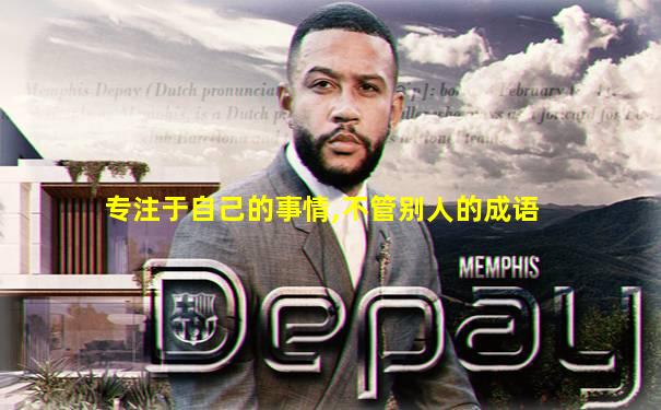 专注于自己的事情,不管别人的成语
